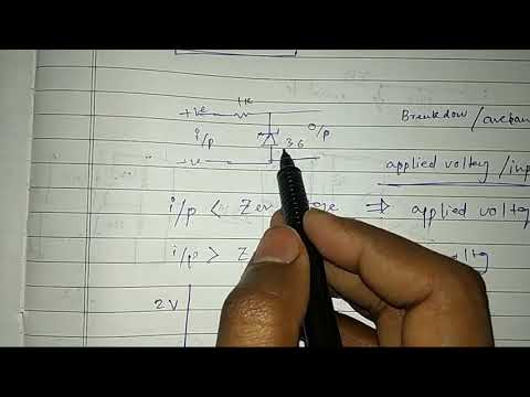 Working Principle Of Zener Diode In Urdu/Hindi