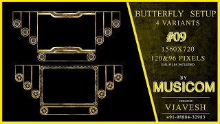 296. ButterFly Setup 09 | Design 118 120&96 Blocks | Led Mapping By Musicom