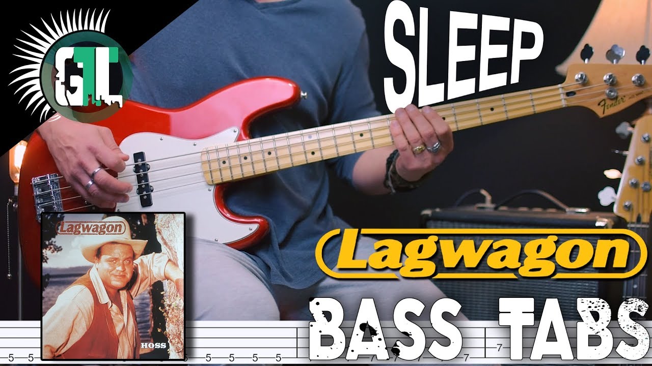 Lagwagon Sleep Bass Cover With Tabs in the Video YouTube
