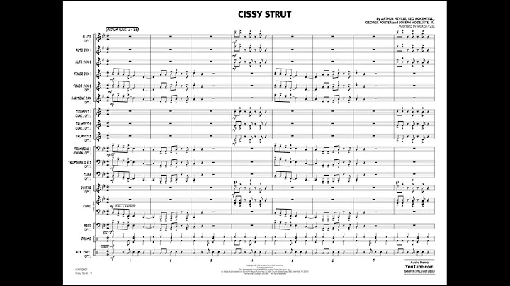 Cissy Strut arranged by Rick Stitzel