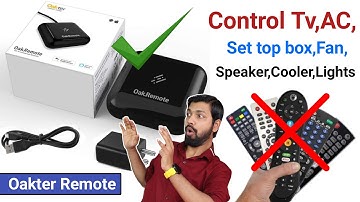 Oakter Smart Wi-Fi Universal Remote - Unboxing and Review (Hindi) || With Google Assistant & Alexa