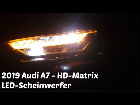 2019 Audi A7 - HD-Matrix LED-Scheinwerfer 