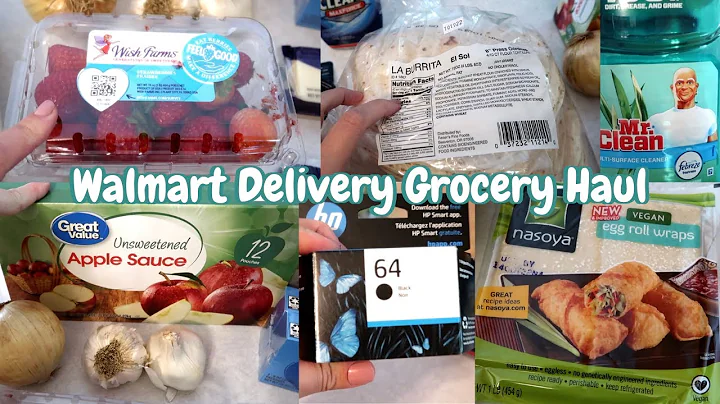 Walmart Delivery Grocery Haul | 1 Week of Groceries