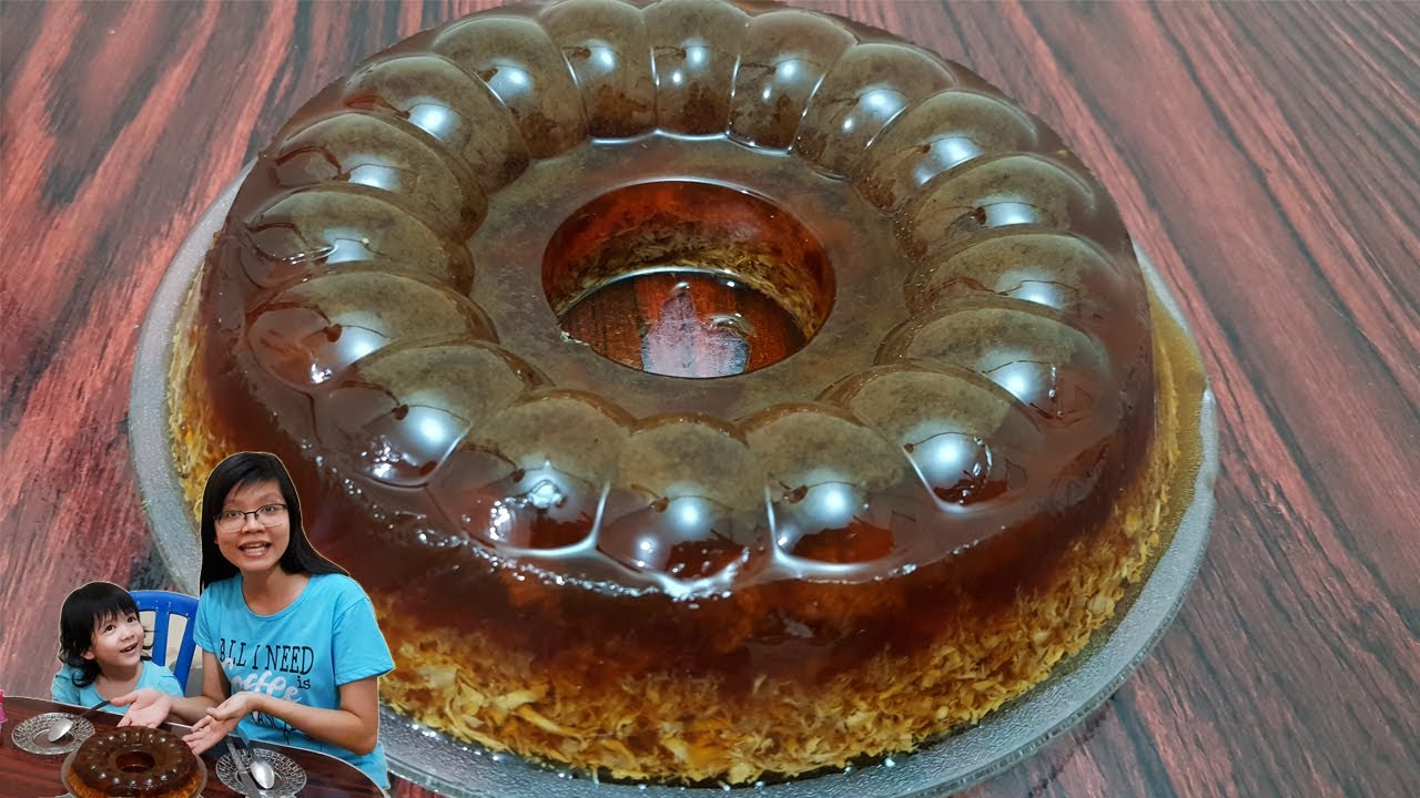 Resep puding gula aren 
