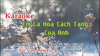 Download lagu [Karaoke pinyin]  Em Là Hoa Cách Tang Của Anh || 我是你的格桑花