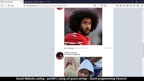 Social Website from scratch - Part 69 - loading other profiles | OOP PHP with MYSQL Database