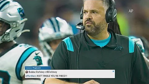 'It's 'bout time' | Panthers fans react to Matt Rhule's firing