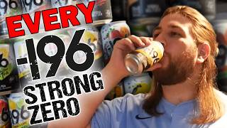 Trying EVERY Strong Zero Flavor | -196 Taste Test
