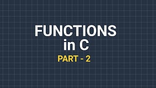 Functions In C | Parts Of The Function