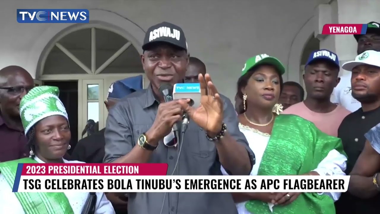 (SEE VIDEO) Tinubu Support Group Celebrates Tinubu's Emergence As APC Flagbearer