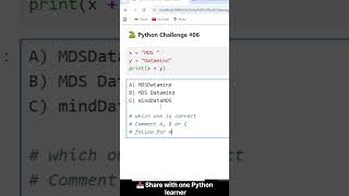 python challenge day 6...!