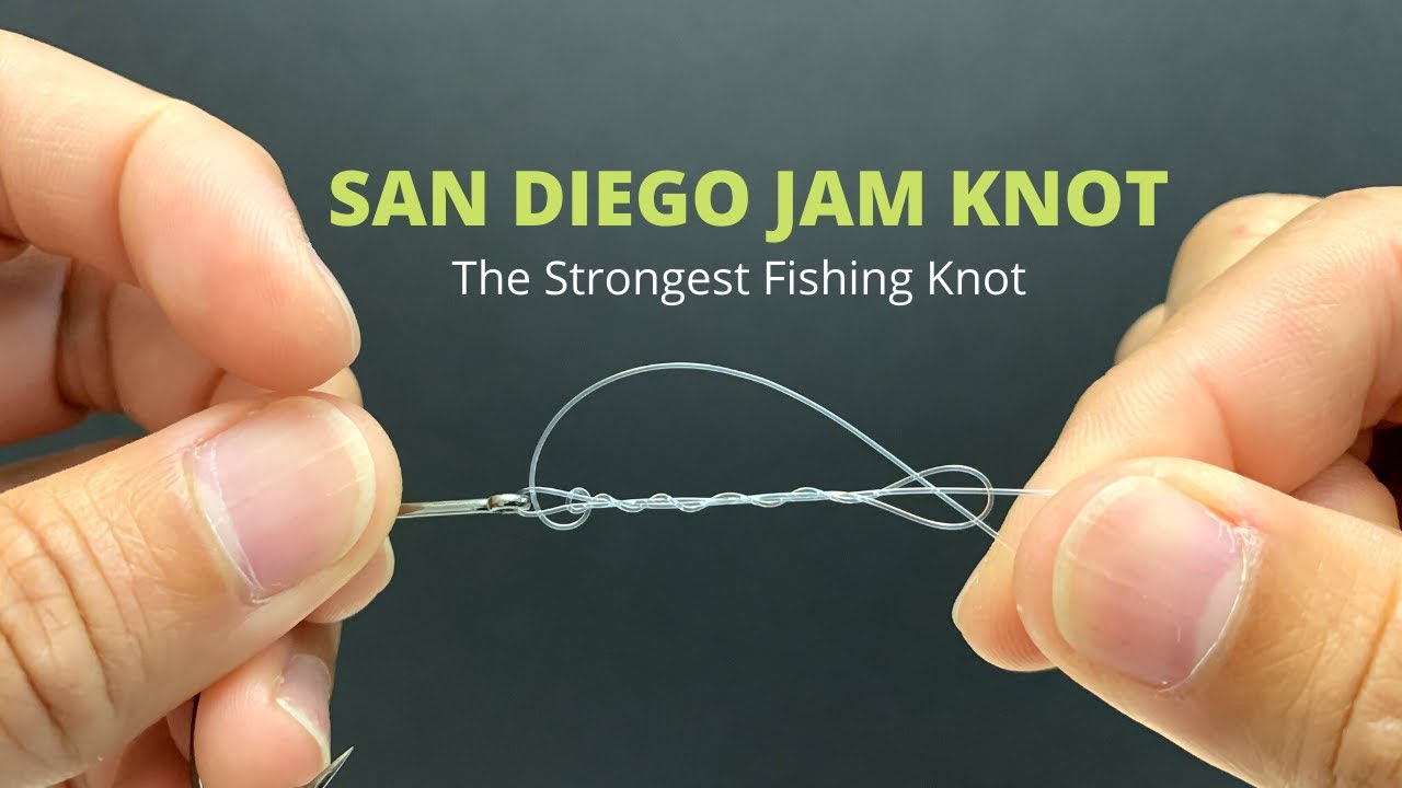 The STRONGEST Fishing Knot You Need To Know San Diego Jam Knot How