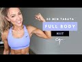 30 Min FULL BODY HIIT WORKOUT | Tabata Style High Intensity Workout at Home