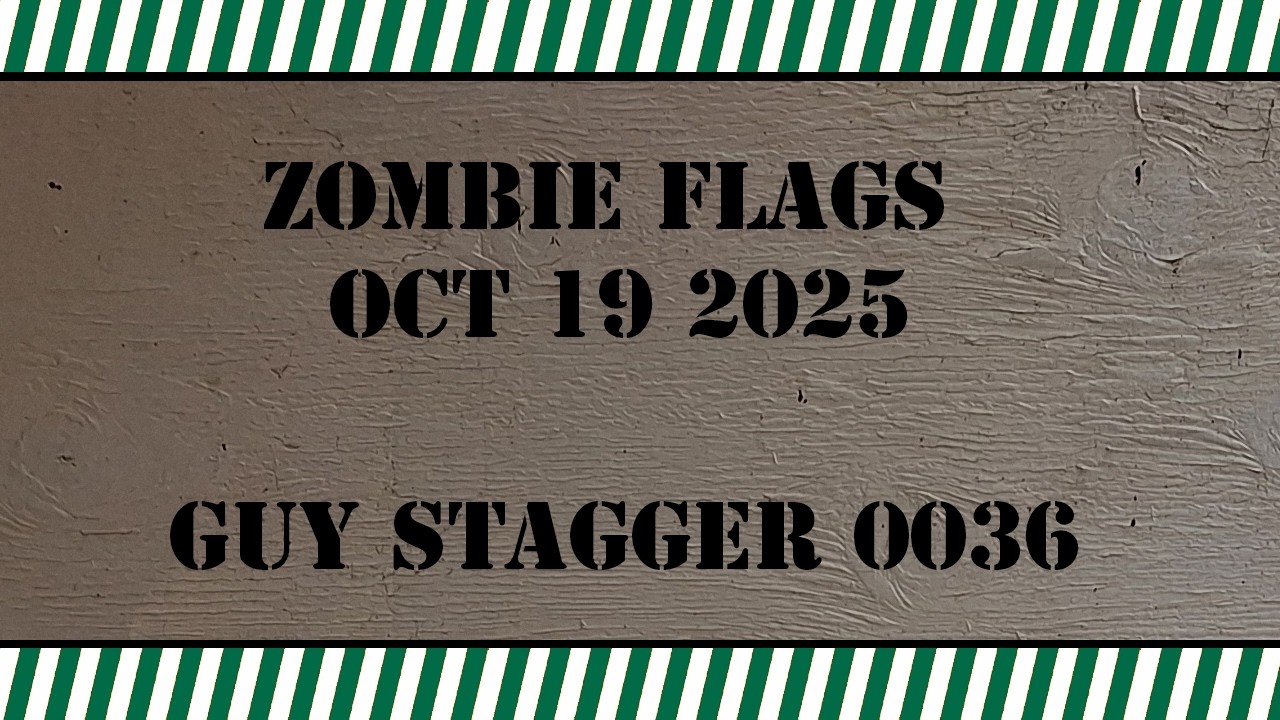 Zombie with Flags Stagger 0036