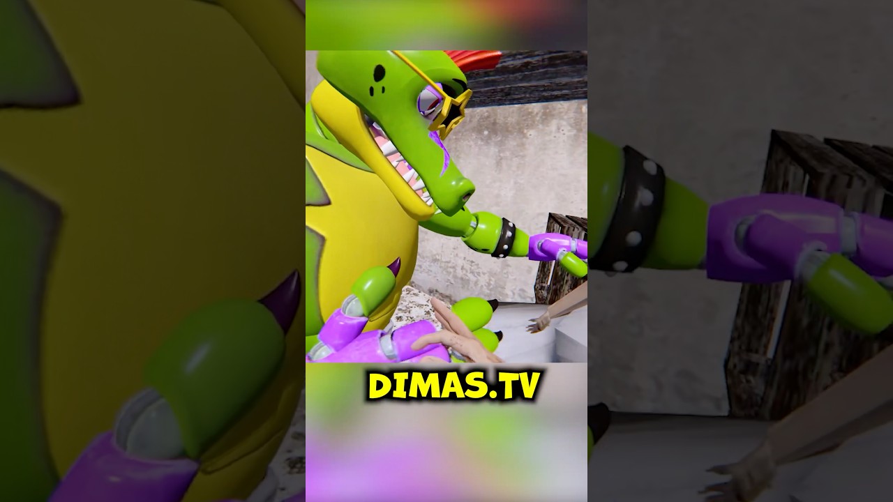 VR Брат Гига Монти против бабки Гренни в Бонелаб FNAF COOP Bonelab Mod украла Playstation 5 часть 9