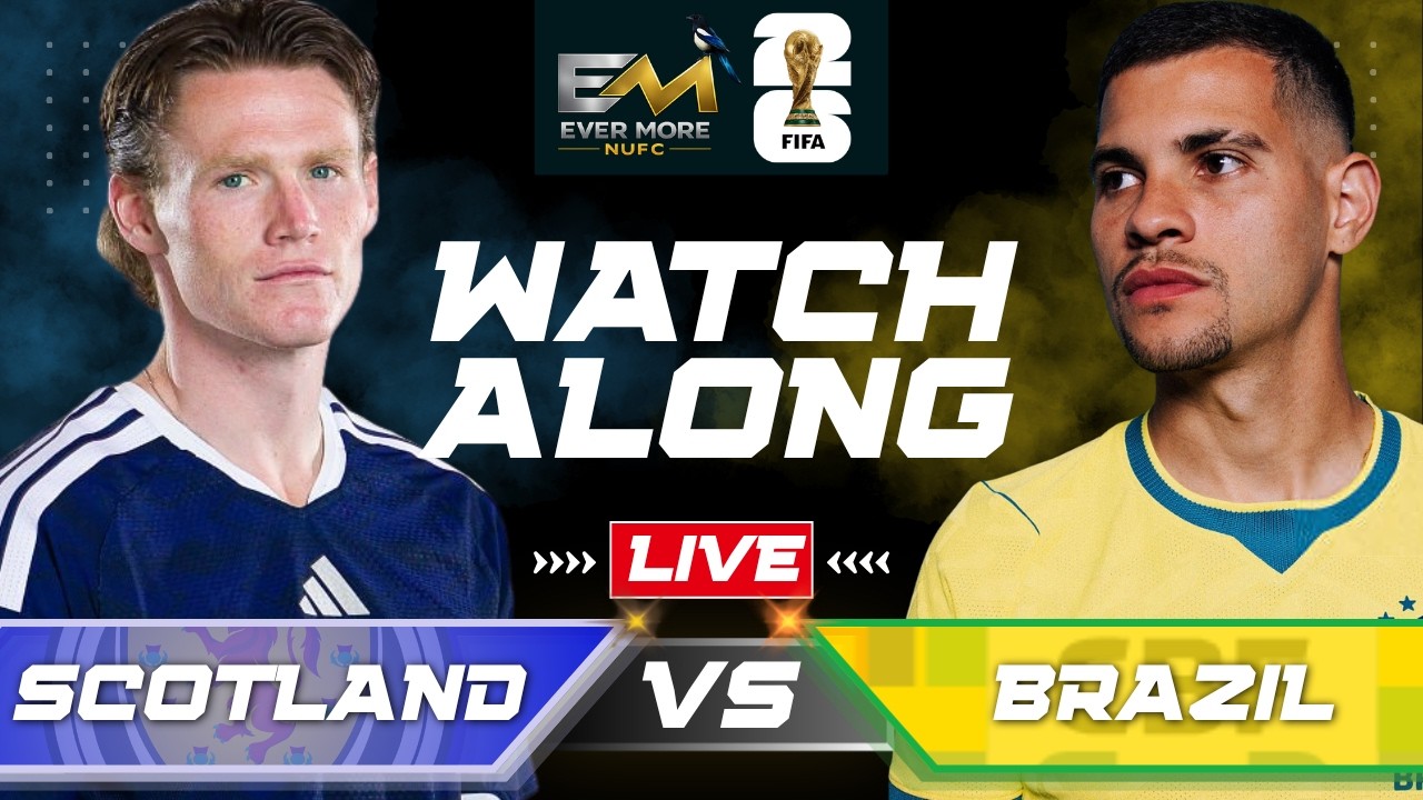 SCOTLAND 🏴󠁧󠁢󠁳󠁣󠁴󠁿 v BRAZIL 🇧🇷 | World Cup Watchalong 🏆
