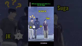 All members Playing a Kicking Game on Stage😂🫢 #bts #jimin #v #jk #jhope #shorts #shortsfeed #viral
