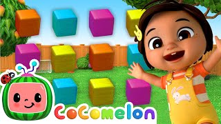 Rainbow Colors at School! | Learning with Nina's Familia | CoComelon Nursery Rhymes & Kids Songs