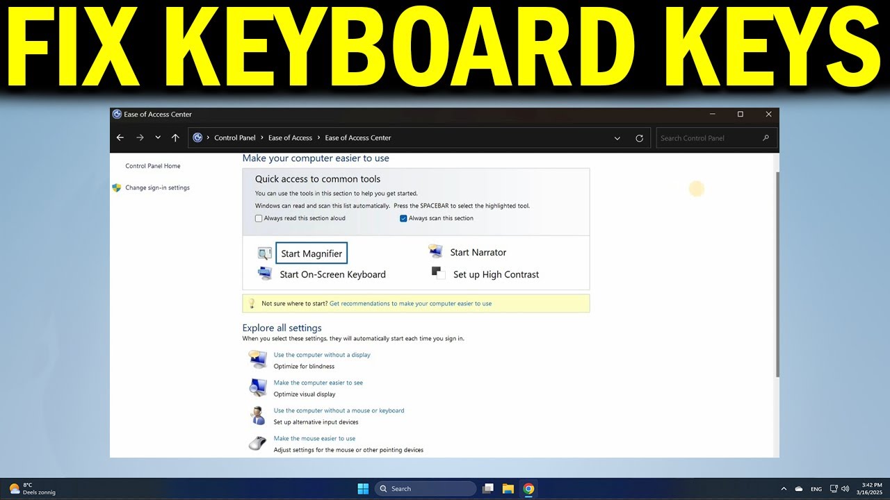 Windows Key Spacebar How To Fix Spacebar or Enter Key is Not Working Windows 11/10 - YouTube