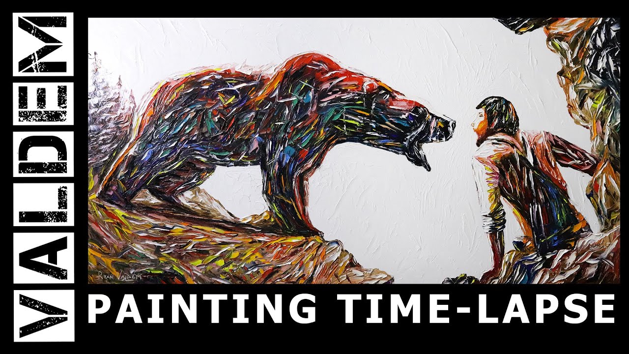 Palette Knife Oil Painting | Courage