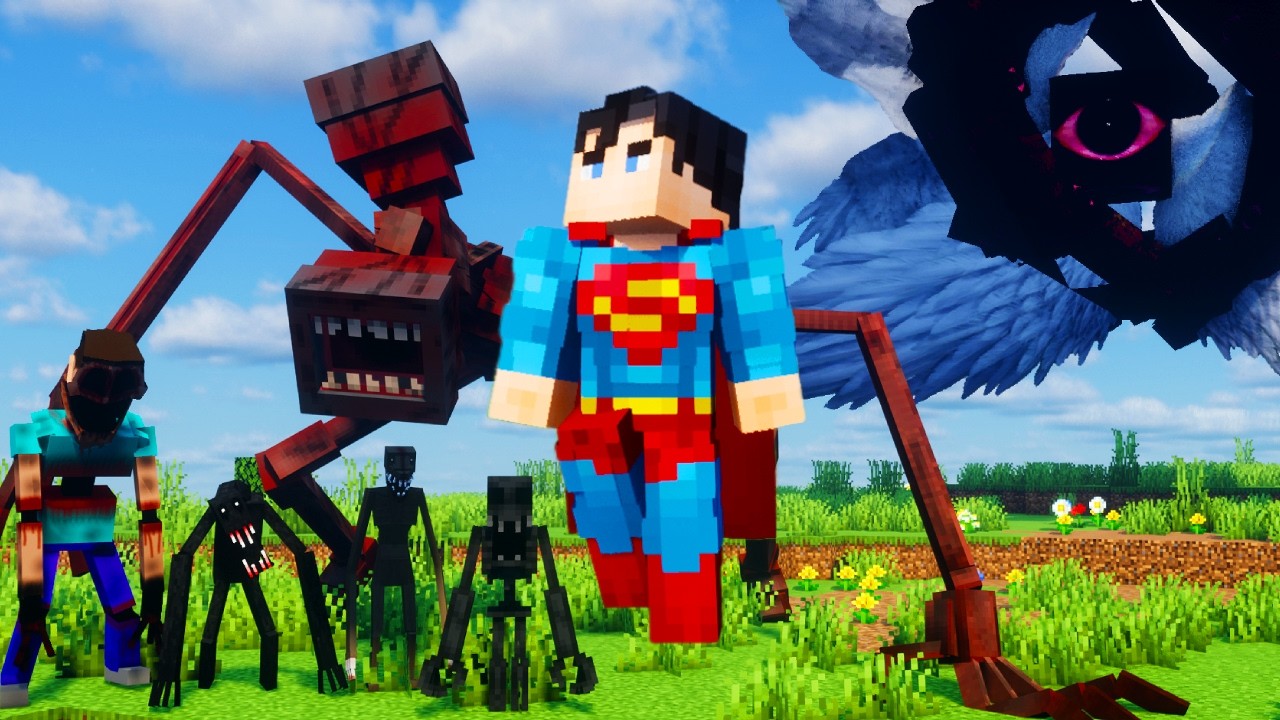 Superman Vs Minecraft's SCARIEST Mods
