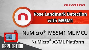 NuMicro® M55M1 MCU’s AI application – Pose Landmark Detection