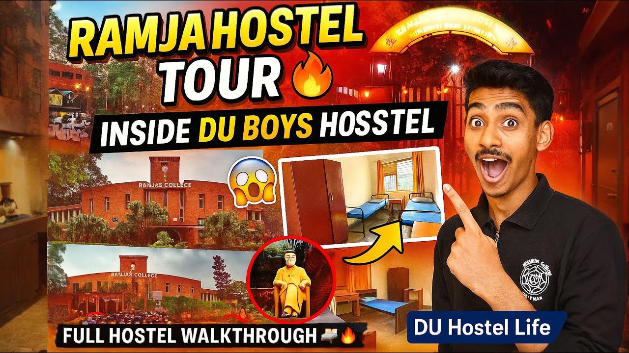 Ramjas College Hostel Tour | Ramjas College Vlog | Full Hostel Tour
