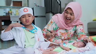 BAYI SHANUM NANGIS TERUS GARA GARA SAKIT PERUT - Drama Dokter Dokteran | Davino Vlog