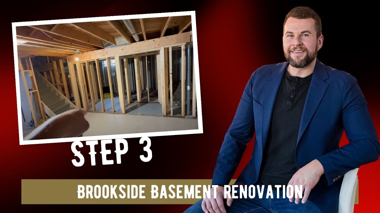Edmonton Brookside Basement Renovation | Step 3 | Framing & Plumbing
