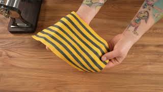 Pasta Masterclass - How to make Two sided stripes (method 1) by Mateo Zielonka