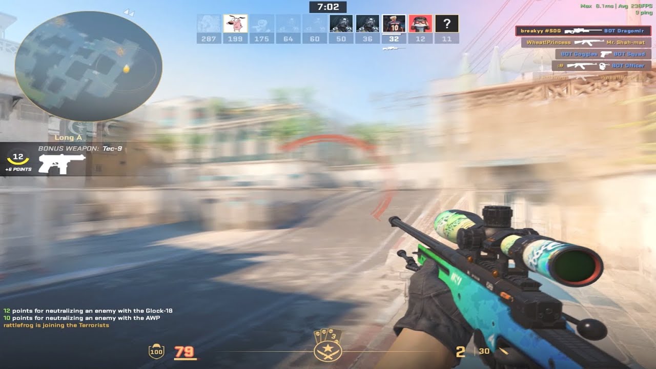 Cs2 Icecload CS2 AWP | Ice Coaled Gameplay 360hz 1440x1080 streched - YouTube