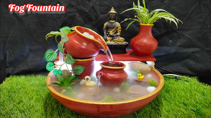 DIY Buddha Fog Fountain | How to make fountain at home | Terracotta fountain | fog wala fountain|