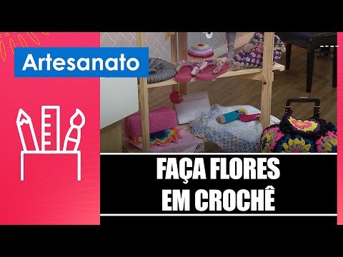 Aprenda a fazer flores em crochê com a artesã crocheteira Rita Vloet – 04/03/25