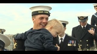 HMS Kent Returns From Middle East 09.10.13