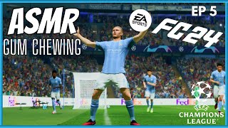 ASMR Gaming 💤 EA FC 24 UCL Tournament EP 5 😴 Relaxing Whispering 🍬 Gum Chewing 🎮 Controller Sounds