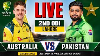 🔴Live - Pakistan vs Australia 2nd ODI Live Score & Commentary | PAK vs AUS 2nd ODI Live Watchalong