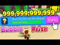 CLAIMING THE 999,999,999,999 Bubble Reward Prize in Roblox Bubblegum Simulator