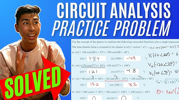 Intro to Circuit Analysis | Ch.9 Sinusoidal Steady-State Analysis | Q2: Use the concept of the ph...