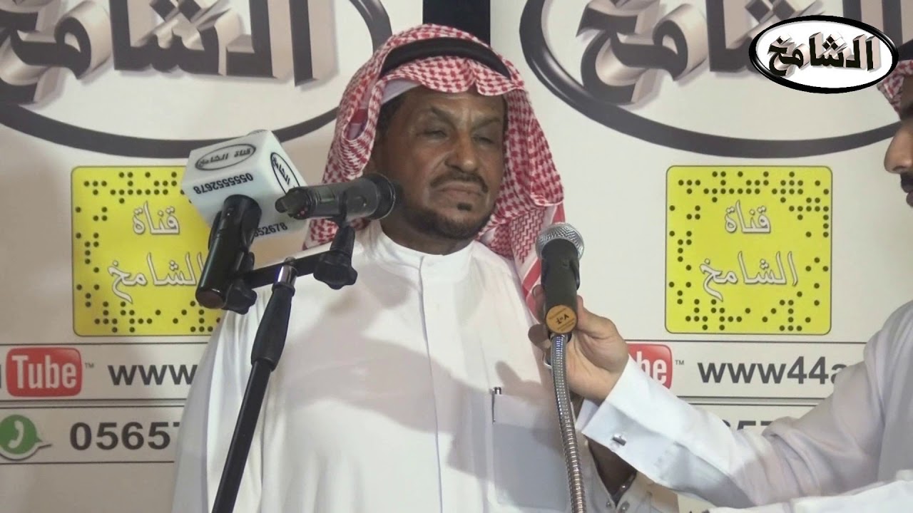 الشاعر مبارك بخيت السبيعي يرد على الحضور بقصيدة عندما طلب قصيدته الشهيرة سجه مع الهاجوس طبيعة لي Youtube