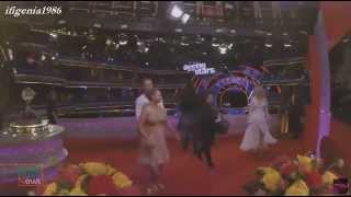 Bindi Irwin & Derek Hough practicing backstage their Contemporary - All Access - Week 4 - DWTS
