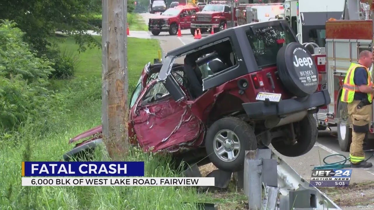 Fairview Township crash leaves one person dead Thursday - YouTube
