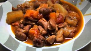 カッスレー　豆とトマトの煮込み。プロバンス風　ミカエル小栗のアレンジスタイル。