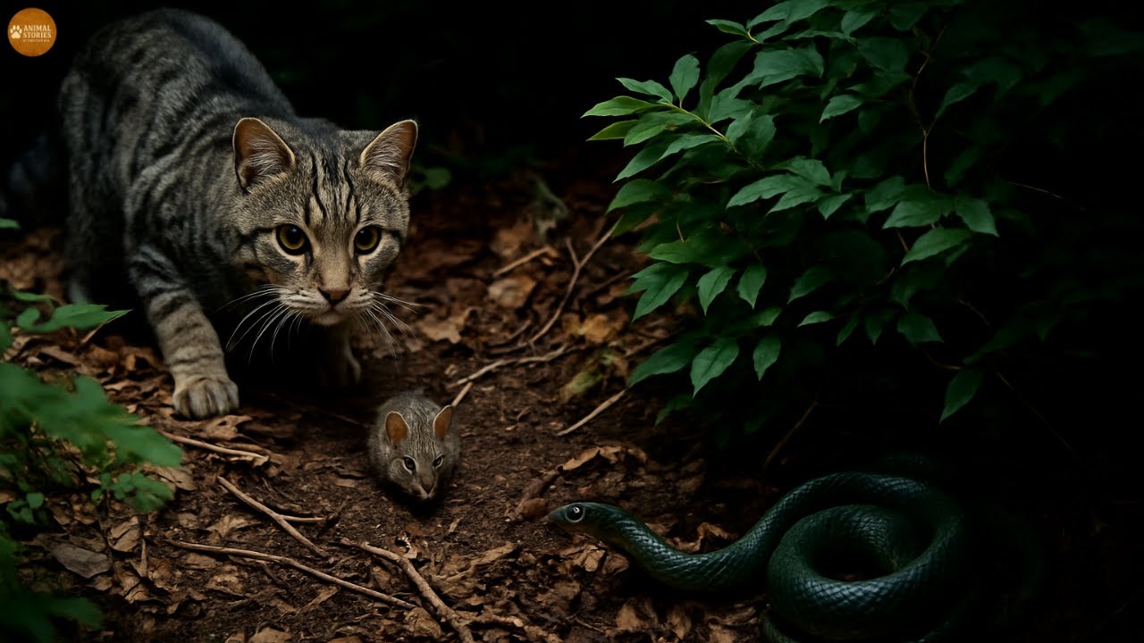 🐾 Can a Wildcat Survive the Deadly Swamp at Night? | Animal Stories – by EMOTIVERSE