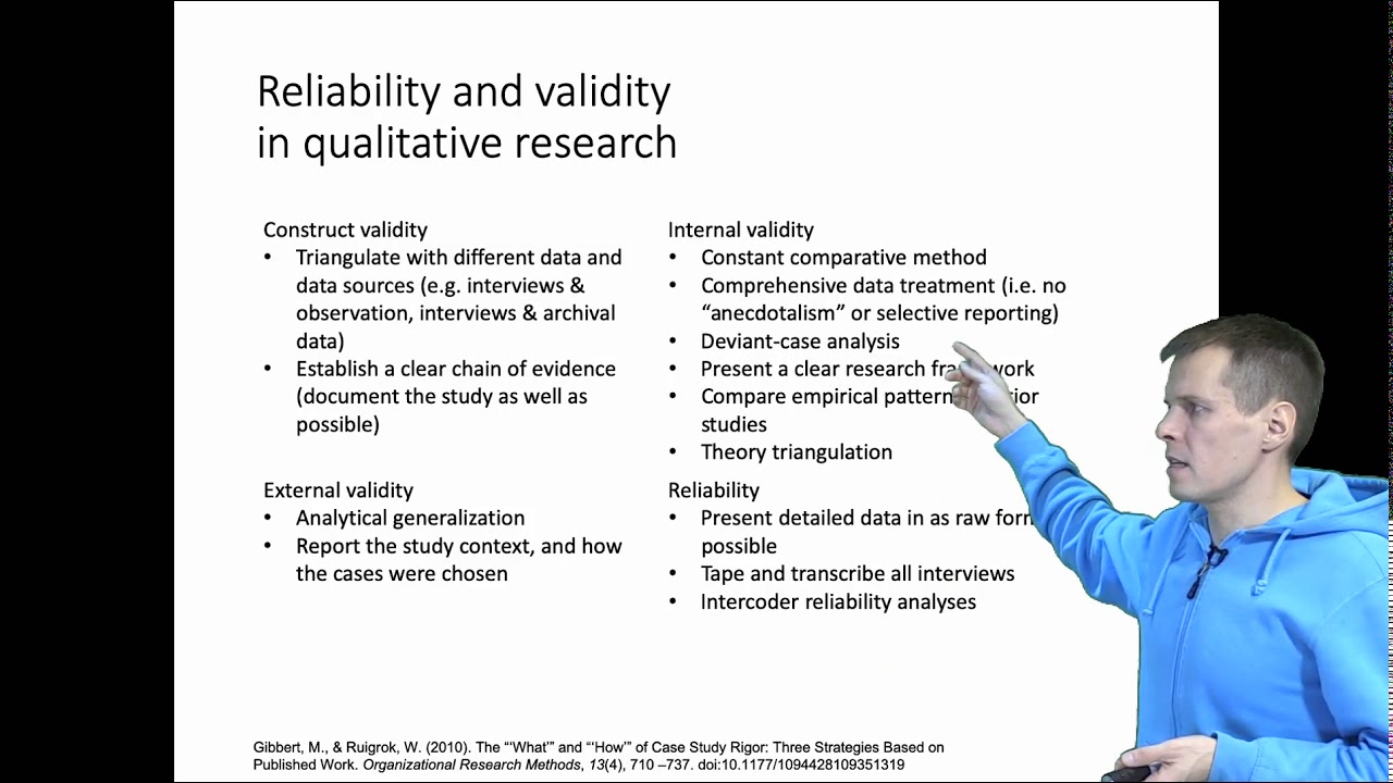 qualitative research how to ensure validity