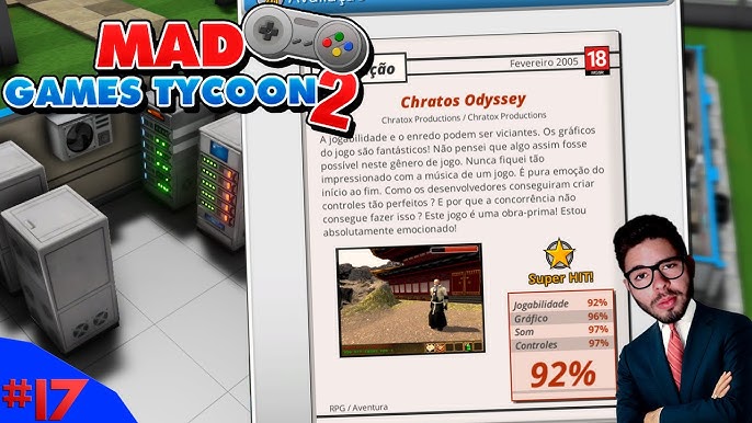 O JOGO QUE REVOLUCIONOU A INDUSTRIA DOS GAMES - MAD GAMES TYCOON 2