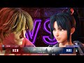 Ken vs Mai (Hard level) - Street Fighter 6. Epic Battle