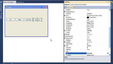 Tutorial Learning Data Types, Loops & Arrays using Visual C# .Net