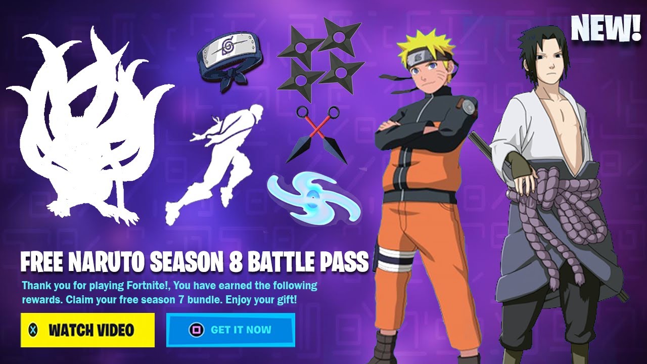 Fortnite  Naruto deve ganhar skin na Temporada 8 - Canaltech