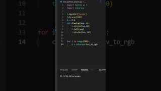 Create amazing flower in python using python turtle graphics #turtlegraphics #pythongraphics