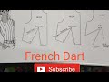 French Dart/Single dart series pivotal-Transfer technique.